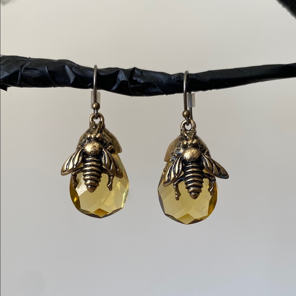 Vintage Honeybee Earrings